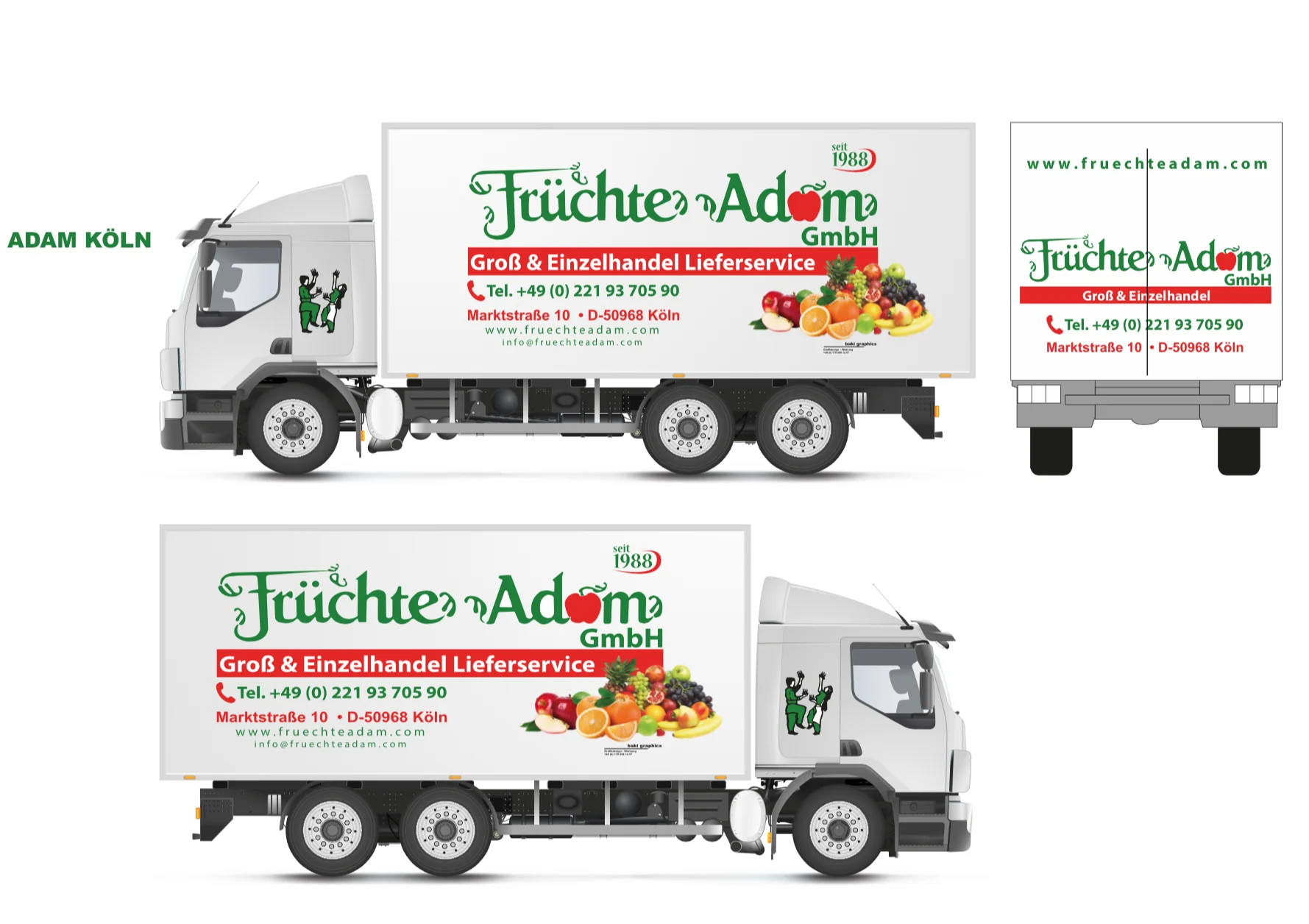 Fahrzeugbeschriftung – Beispiel