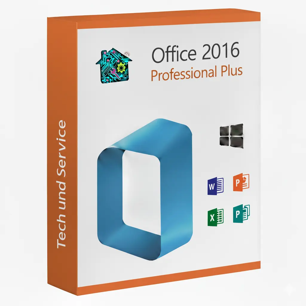 Microsoft Office 2016 Professional Plus – Dauerlizenz (ESD) | Vollständige Suite