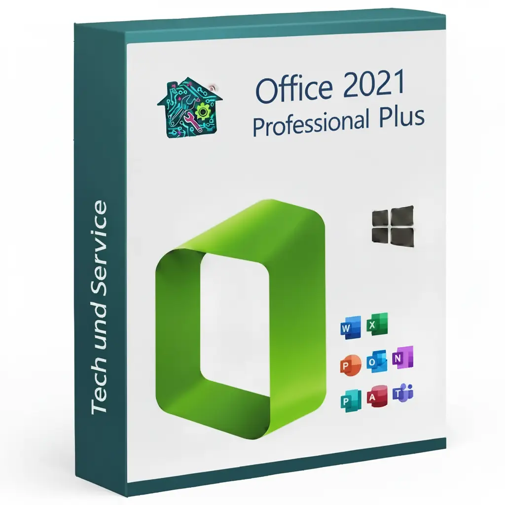 Microsoft Office 2021 Professional Plus – Dauerlizenz (ESD) | Komplettpaket